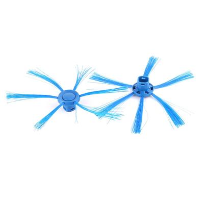 2Pcs 6-Armed Sweeping Robot Side Brushes for Philips FC8796 FC8794 FC8792 Vacuum Cleaner Parts