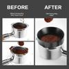 Stainless Steel Espresso Dosing Funnel Compatible Coffee Grinder Powder Dispenser Ring for Home Office Restaurant Use
