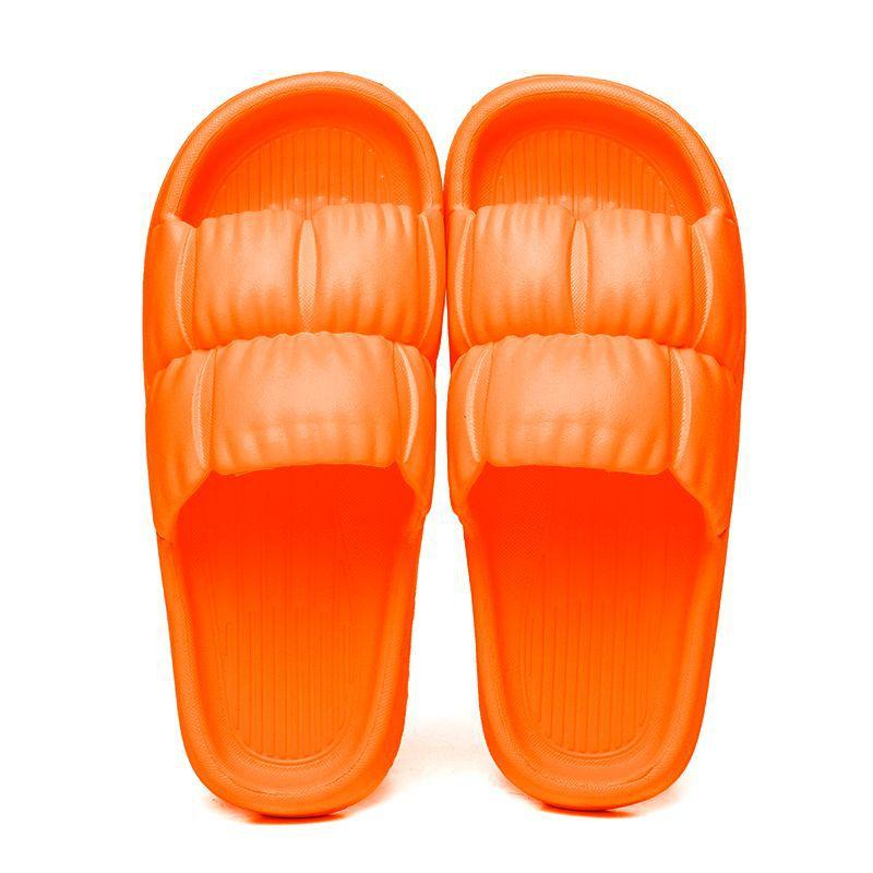 

Cool slippers women s summer simple light stepping on shit feeling indoor home home home bathroom bathing non-slip lightweight men Shoe size 40-41 recommended 39-40 feet помаранчевий