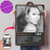 Mariah Carey Album The Rarities Metalowy Plakat Idealny Prezent dla Fanów Miłośników Spersonalizowana Sztuka Ścienna Metalowy Znak do Wystroju Vintage
