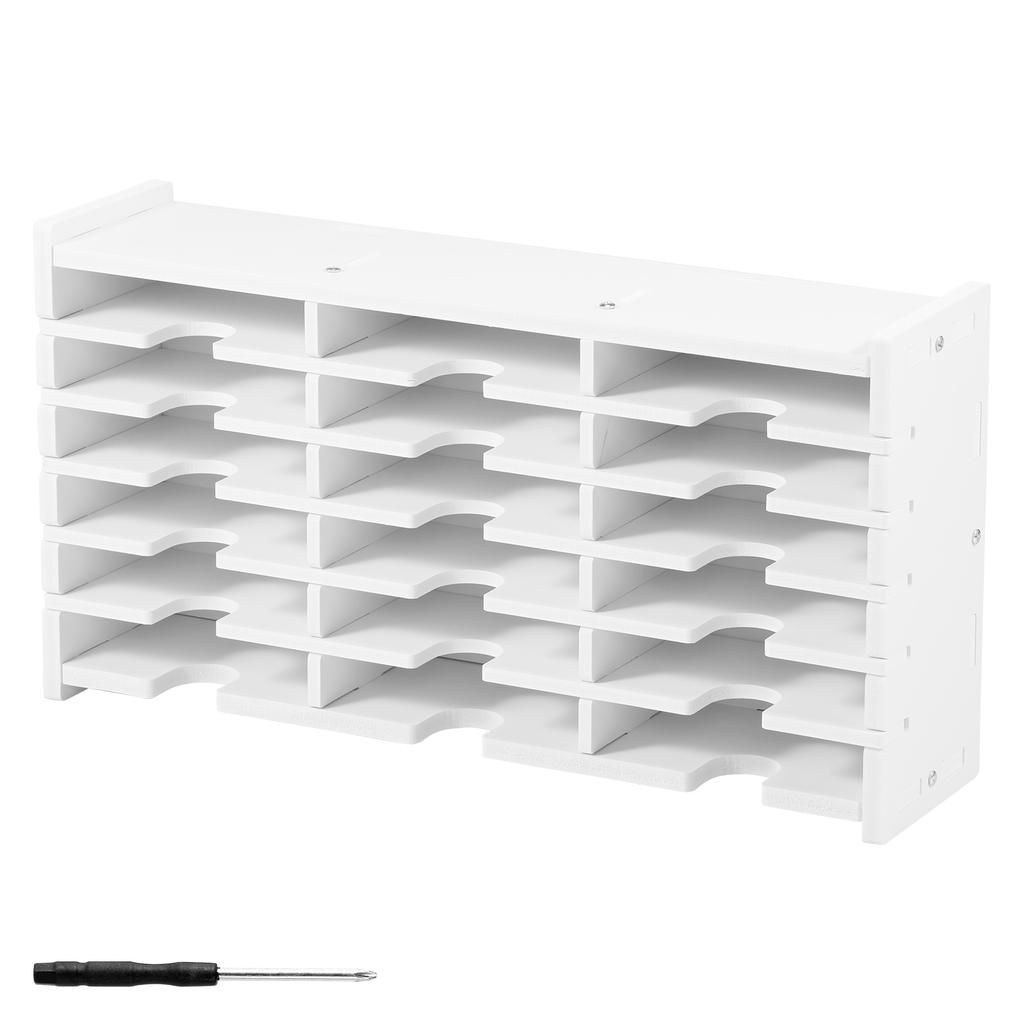 Caixa de Armazenamento de Mesa para Carimbos Multicamadas para Diversos Itens Joias Papelaria Cosméticos Tipo Gaveta Dormitório Estudantil Bandeja de Pintura Suporte