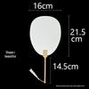 Double-Sided Thickened Raw Xuan Round Fan for DIY Painting and Calligraphy - Ancient Style Hand-Painted Lacquer Fan