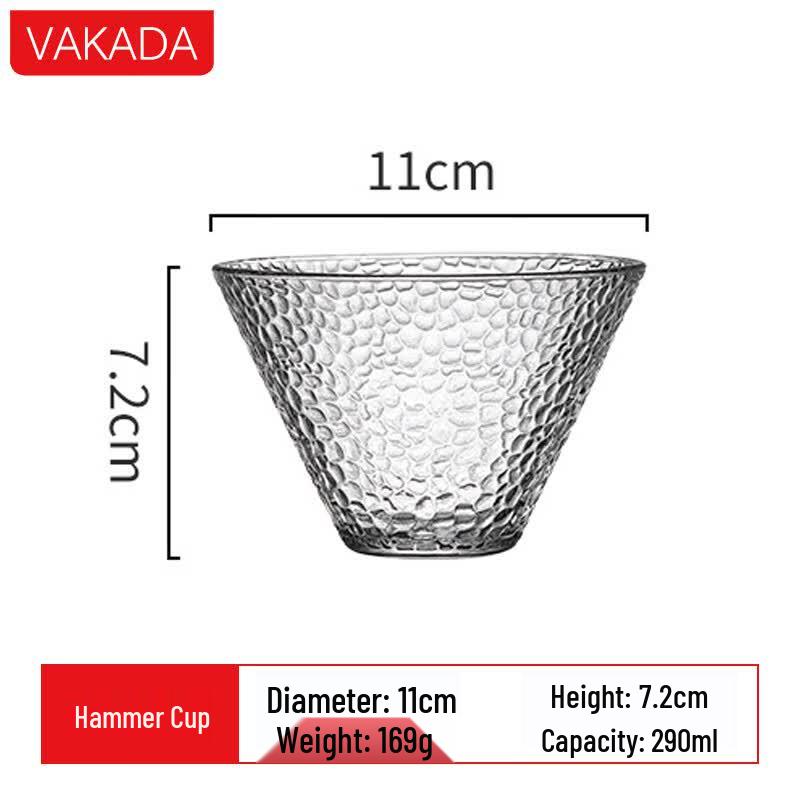 

VAKADA Creative Glass Ice Cream & Dessert Cup