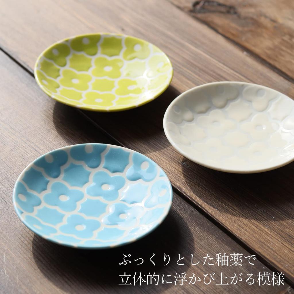 Dolce Duo Small Plate Set of 6 Soy Sauce Mino Made In Present (Small Plates, Dishes) (Wooden Box) - Ware, Japan, Gift, (SL-1659)