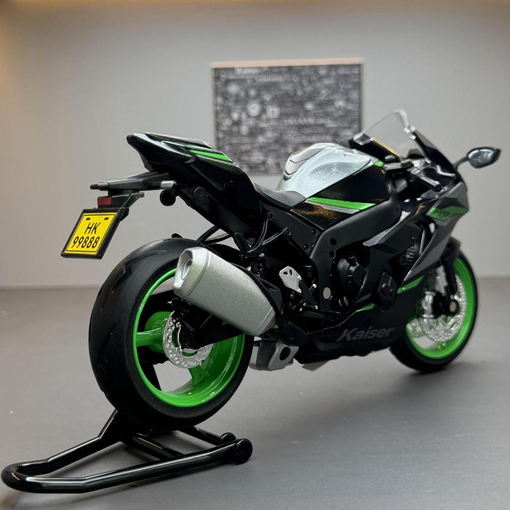 1:12 Zx-10R Motorcycle Model Alloy Diecast With Shock Absorption Simulation Scale Motorcycle Model Toys For Kids Gifts