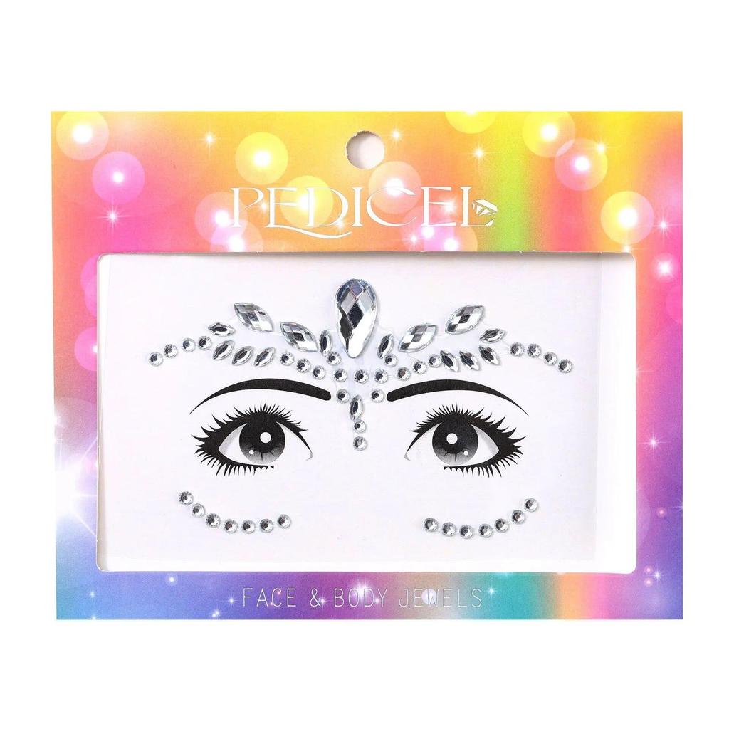 Colourful Kids Makeup Face Stickers Crystal Diamonds Gemstones Girls Women Holiday Glitter Party Self Adhesive Eye Face Tattoos