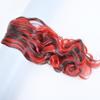 Highlighted Piano Color Hairpiece clip in hair extesnion one piece with 5Clips Long Wavy Hair Brown Red Blue colorful hair