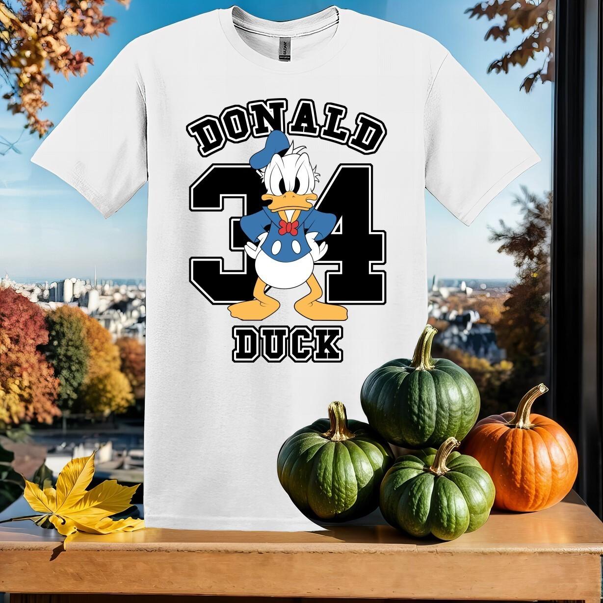 Disney Mickey And Friends Donald T-shirt T shirt Men Women Unisex Tshirt SY198 M