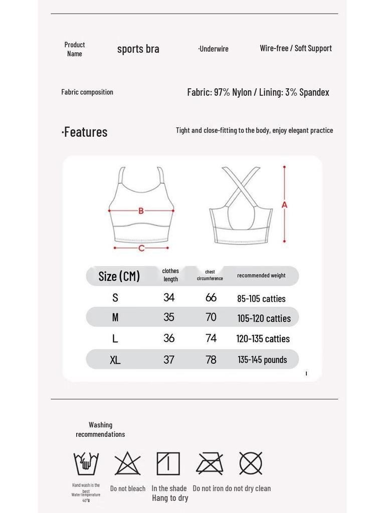 Women's High-Impact Running & Yoga Sports Bra