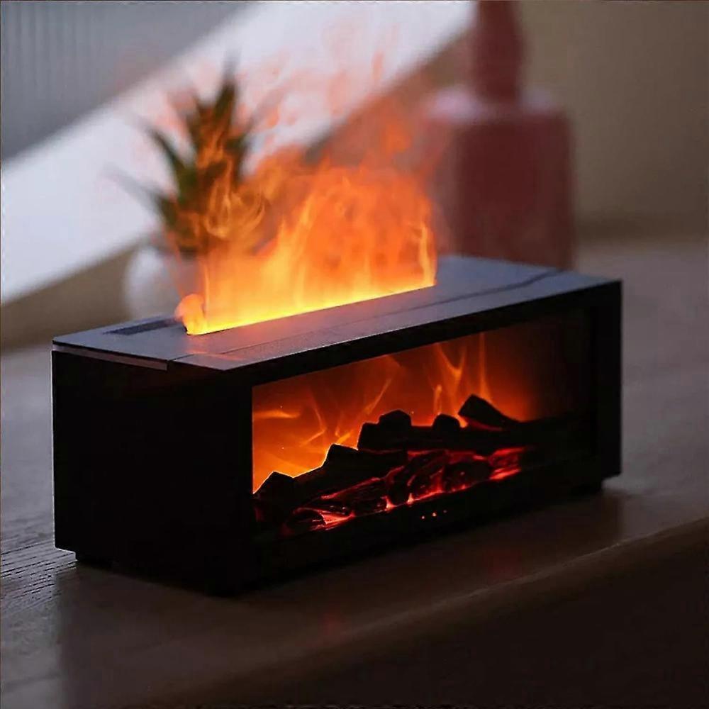 New Dynamic Mini Flame Fireplace Diffusers for Essential Oils, Bonfire Ember