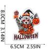 Fun Halloween Party Pumpkin Sweater Backpack Shoes And Hats Embroidery Cloth Sticker Ironing Patch Sticker Computer Embroidery Label
