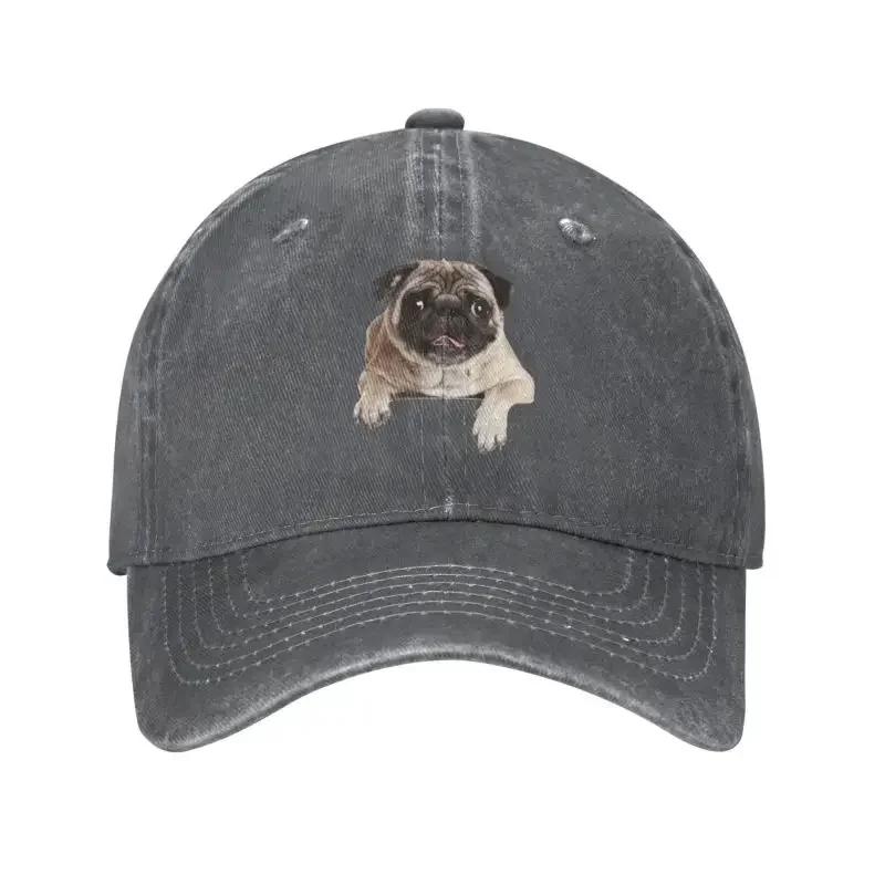 Classic Unisex  Peeking Dog Jack Russell Terrier Baseball Cap Adult Pet Animal Adjustable Dad Hat for Men Women Hip Hop