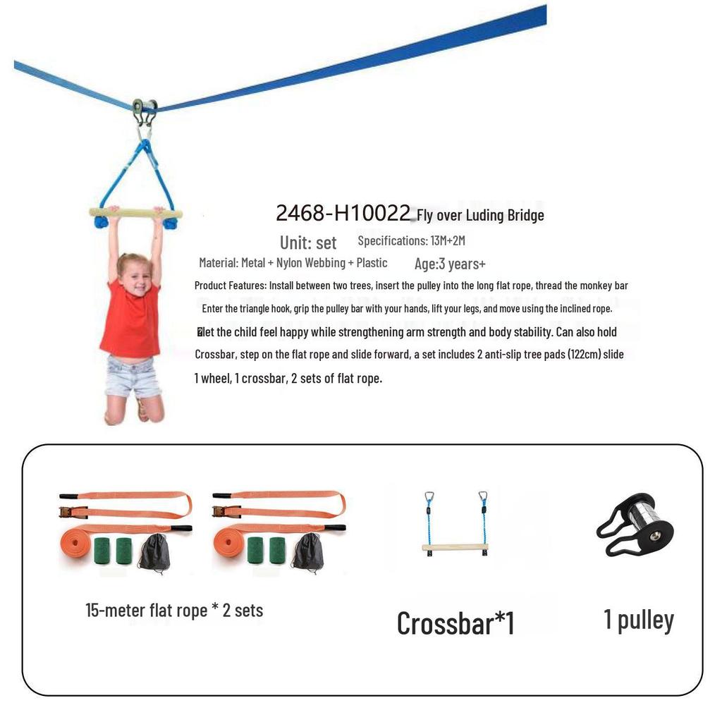 Outdoor Climbing Toys & Swings for Sensory Training and Balance