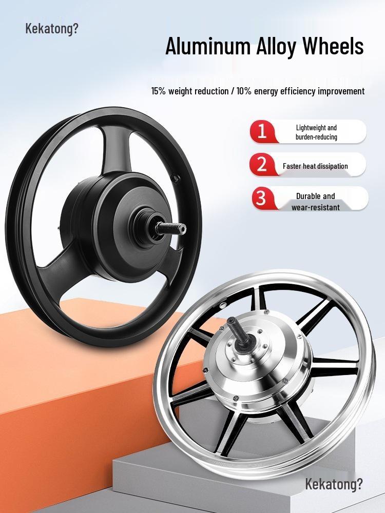14-inch High-Power Electric Vehicle Motor 36V/48V 350W/400W with Disc Brakes for Front/Rear Drive Wheels