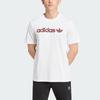 adidas Originals Graphic Fashion Minimalist Crew Neck Short Sleeve T-Shirt Men Tops White IX9652