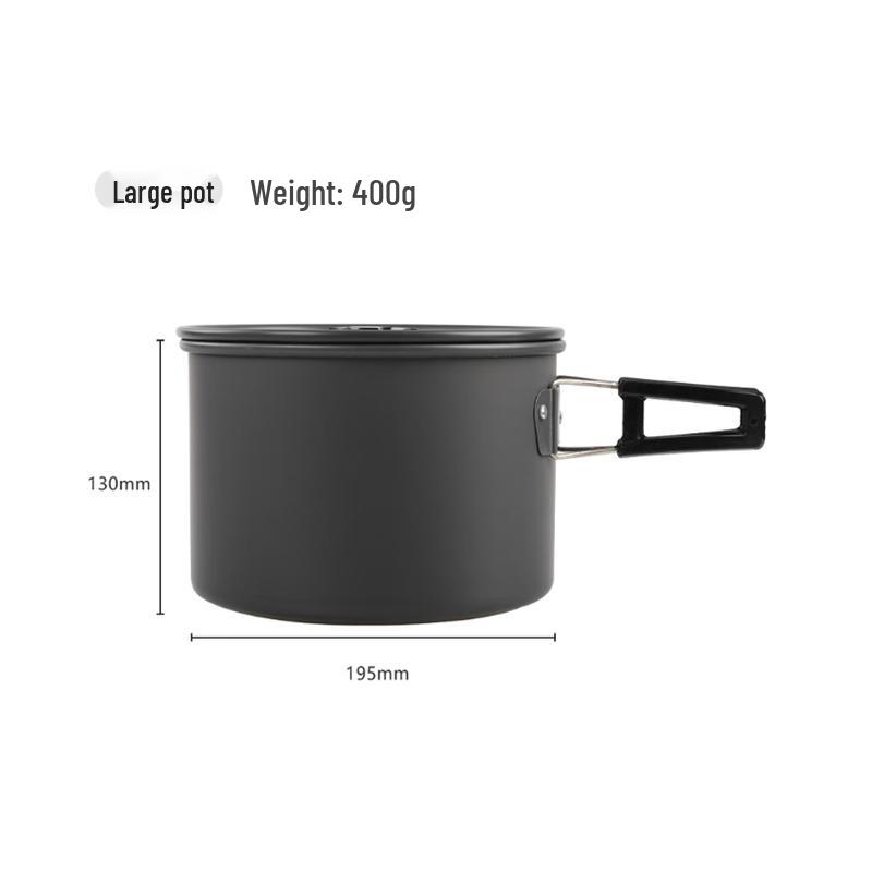 Hanlu Outdoor Camping Cookware and Teapot Set
