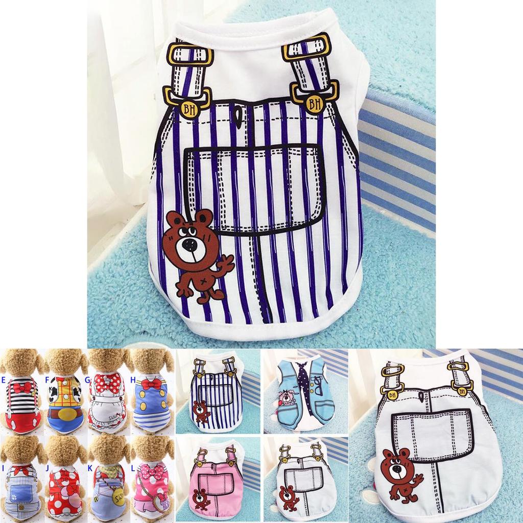 2018 Various Cute Summer Pet Puppy Small Dogs Cats Clothes Vest T-shirt Apparel For Your Adorable Fur Baby