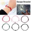 Perlen Notausstieg Armband Ausstiegs Armband Selbstrettungswerkzeug Auto Fensterscheibenbrecher Armbänder