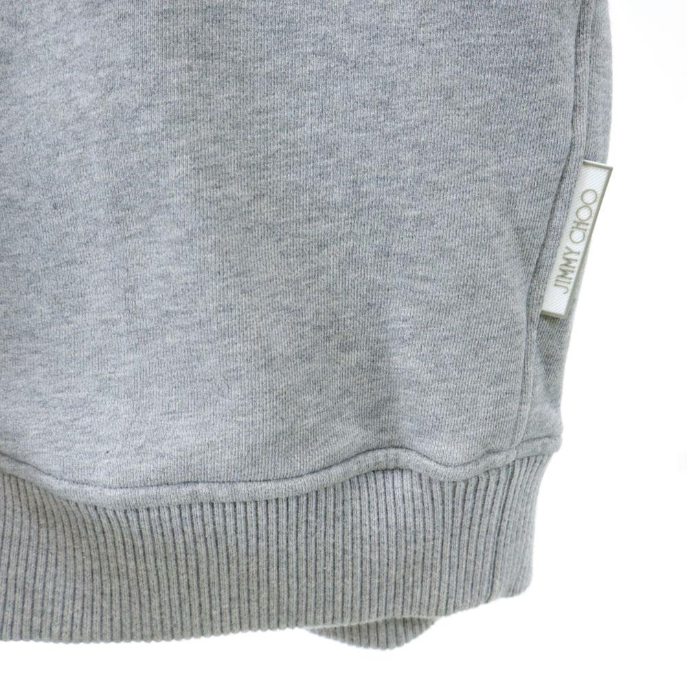 Jimmy Choo Made In Italy Long Sleeve Sweat Trainer S Gray Men's Used