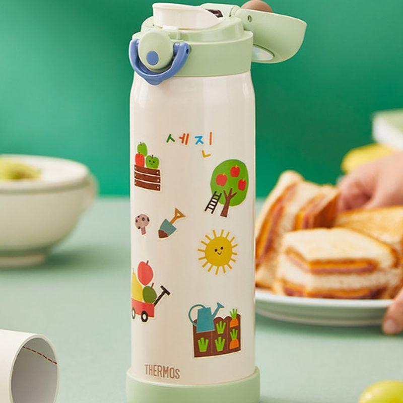 THERMOS [Thermos] One-Touch-Trinkbecher My Design Flasche 3 JNR-502K (500ml) Basisaufkleber enthalten