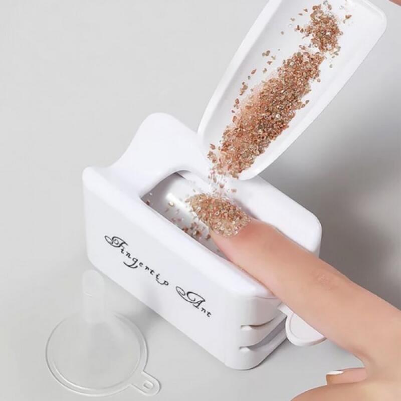 Nail Tray Pixie Stone Parts Glitter Powder Scoop