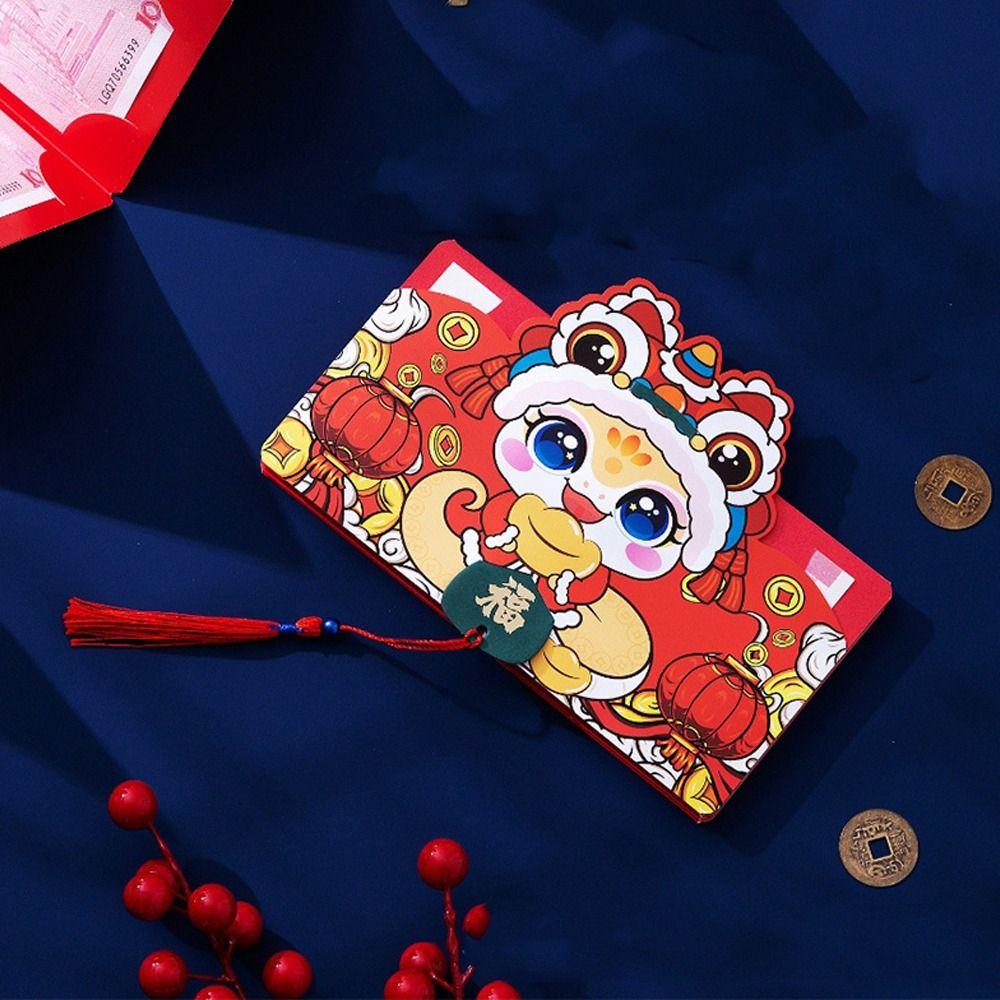Chinese New Year Lucky Envelopes Traditional Red Packet  Kids Gift