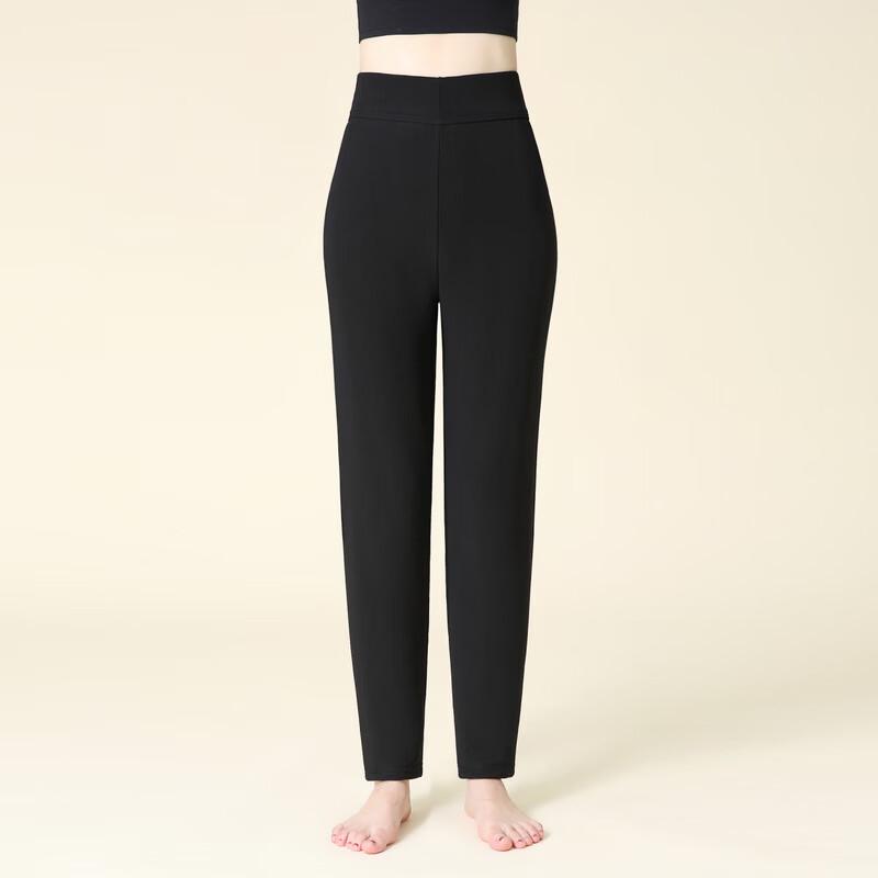 Langsha Women's Winter Thermal Lined High-Waist Trousers