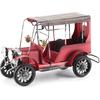 Srliya Classic Car Model, Vintage Red Miniature Vehicle, 1 Piece, Tinplate, 6-12 Years, Unisex