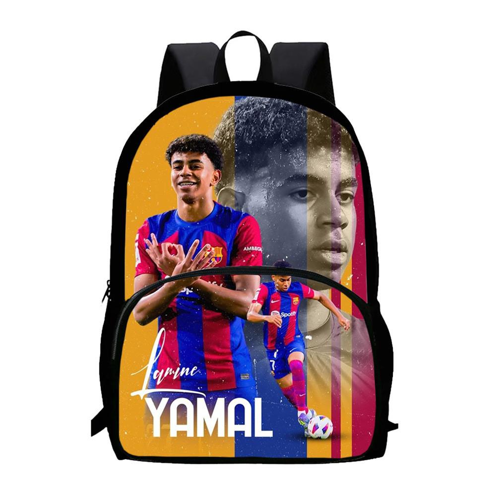 

Yamal Trendy Backpack Oxford Material Double Shoulder Design Daily Use School сірий колір