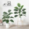 Artificial Areca Palm with Green Palm Leaves for Outdoor/Indoor Display and Landscaping.