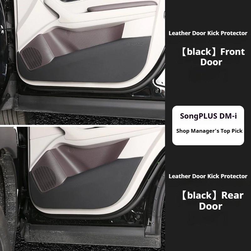 For BYD Song Plus EV/DMI 2021-2025 Door Anti Kick Pad Protection Anti Dirt Door Panel Protection Interior Accessories