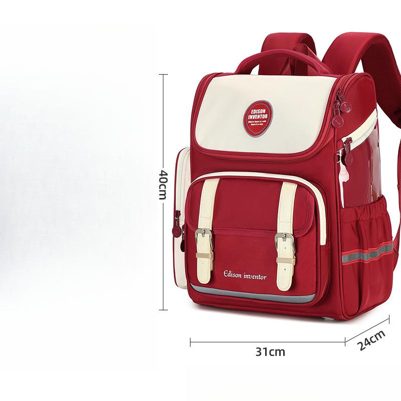 Boys' Schoolbag for Primary School Students To Reduce Burden and Protect The Spine, Boys' Children's Schoolbag