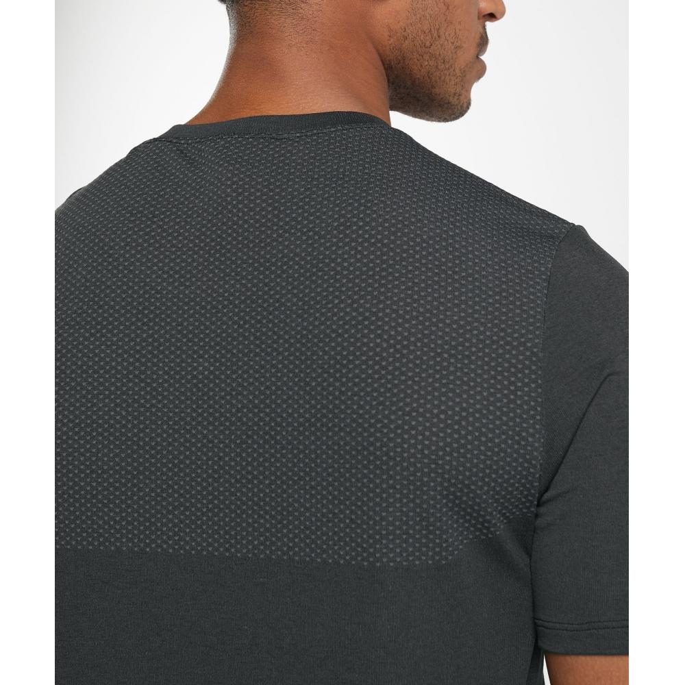 Gymshark ViTal Seamless T SHIRT Černá Středně šedá Marl A6a4d Bcl2