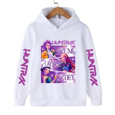 Children Hoodie Kids Kpop Demon Hunters Hooded Sweatshirt Autumn Long Sleeve Sweatshirt