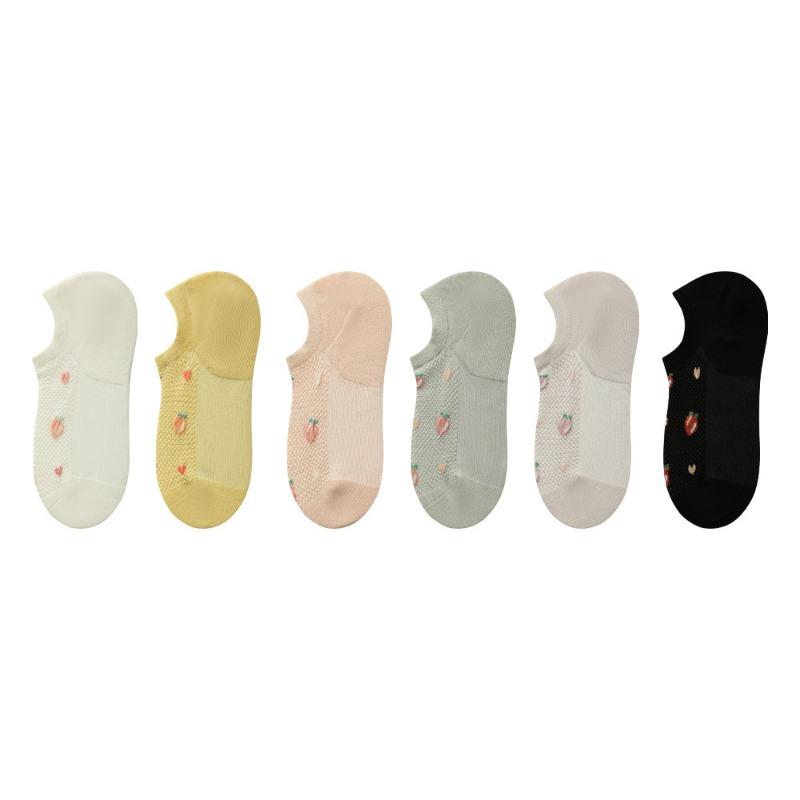 Socks Women Summer Sweat Absorbent Silicone Boat Socks Thin Cute Mesh Women's Socks Thin Short Socks Invisible Socks