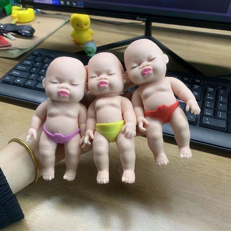 Black Skin Tone Stress Relief Doll Toy