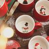 3D Snowman Christmas Mug – Ceramic Cartoon Coffee Cup for Milk or Tea