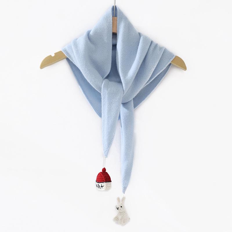 Women`s 100% Cashmere Triangle Scarf -