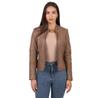 Leather Jacket David Ryan Bianca Brown