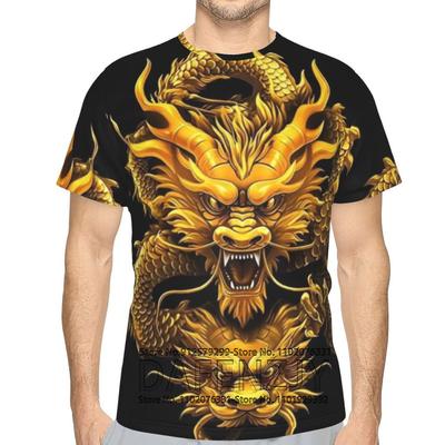 Dragon T-shirt Fashion 3d Printed T Shirt Animal Pattern Short-sleeved Oversized Streetwear Tees Summer Casual Men's Tops