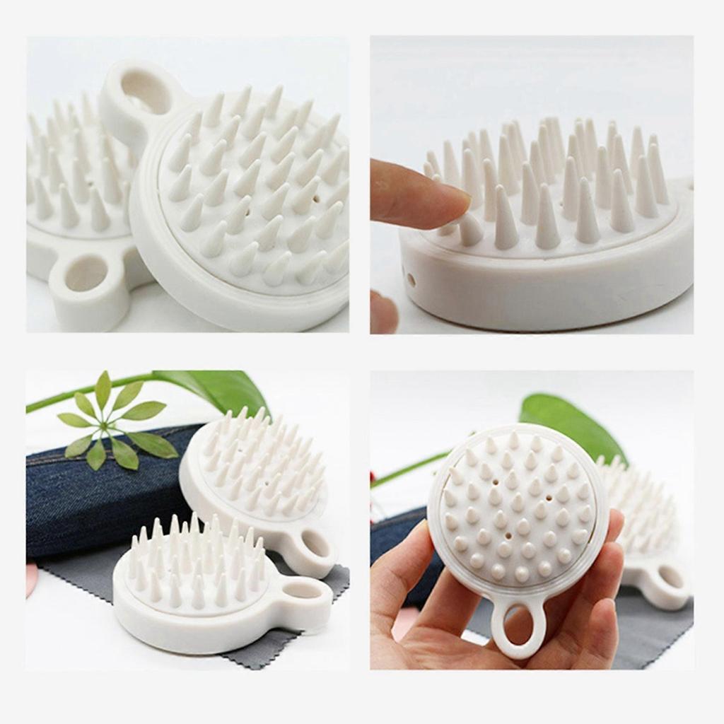 2X Scalp Massager Shampoo Brush, Wet and Dry Manual Scalp Massage Brush, Can Exfoliate and Remove Dandruff