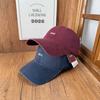 New Alphabet Sun Hat Women's Summer Washed Soft Top Cap Showing Face Small Versatile Daily Baseball Cap