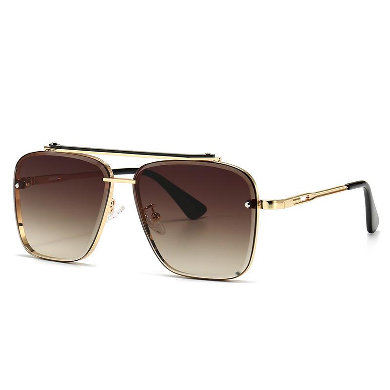 SHAUNA Vintage Square Double Bridges Woman Sunglasses Brand Designer Ins Popular Fashion Gradient Shades UV400 Female Sun Glasses