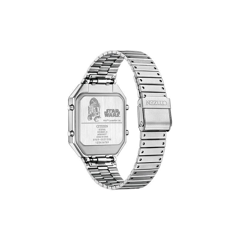 Citizen 50 metri impermeabile Quarzo Cinturino in Acciaio 33,4 mm orologio da uomo quadrante bianco JG2121-54A
