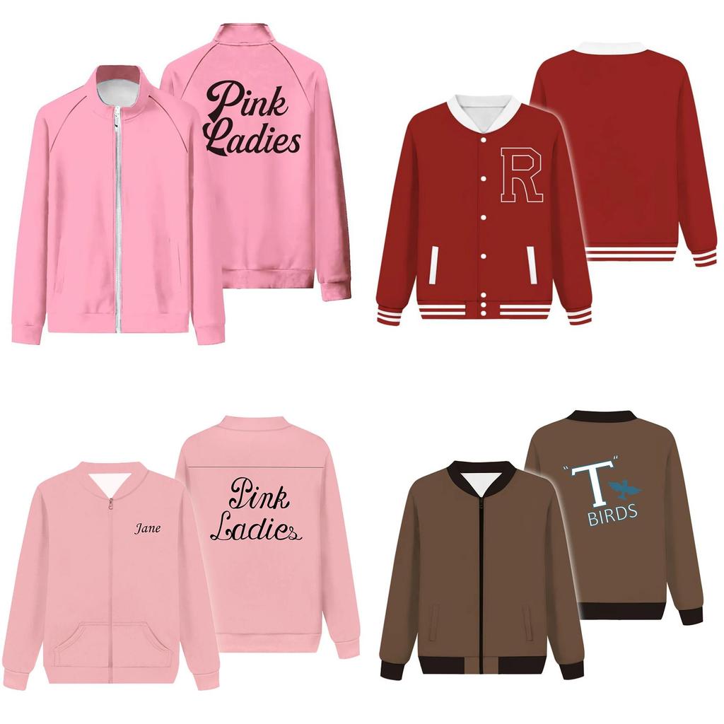 Grease Rise Of The Pink Ladies Hoodie Mit 3D Digitaldruck Für Teenager Freizeitkleidung