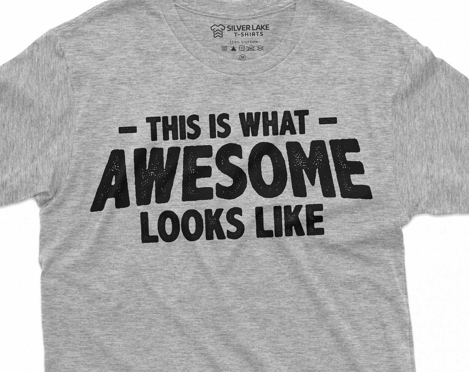 Men s This is what awesome looks like T-shirt Dad father Papa husband Gifts father s day Birthday gift tee shirt XL