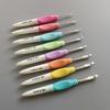 Crochet Hooks Wear-resistant Ergonomic with Cap Labor-saving Knitting Needles for Handwork