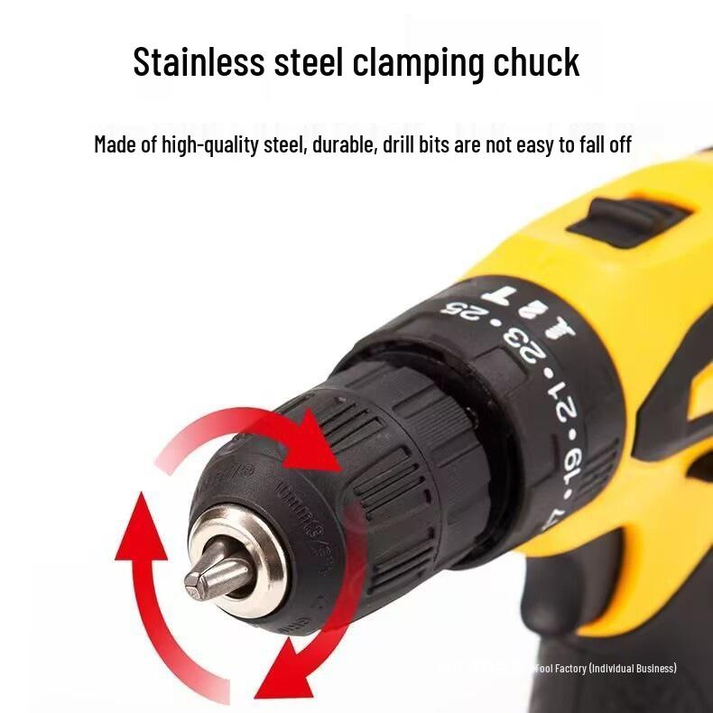 Multifunctional High-Power Impact Drill & Electric Screwdriver with Lithium Battery