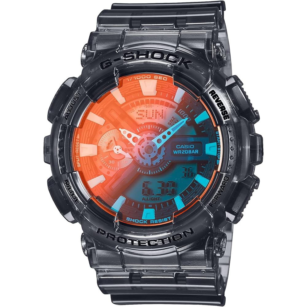 Casio G-Shock Beach Time Lapse Series GA-110TLS-8AJF Men s Gray Skeleton Watch