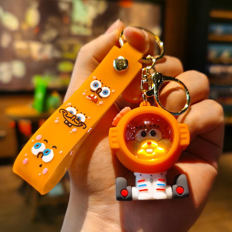 Hamburg SpongeBob Cartoon Cute Doll Car Keychain Couple's Bag Keychain Kawaii Cute Personalized Gifts Y2k Fashion Toys Anime